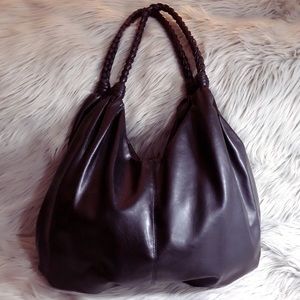 Simple Black Shoulder Bag
